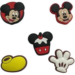Mickey Mouse- Disney Croc/Shoe Charms set of 5 Brand New